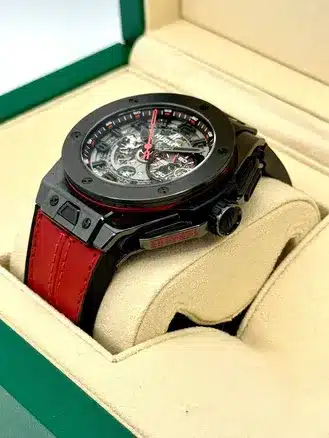 Black Inferno Skeleton Timepiece