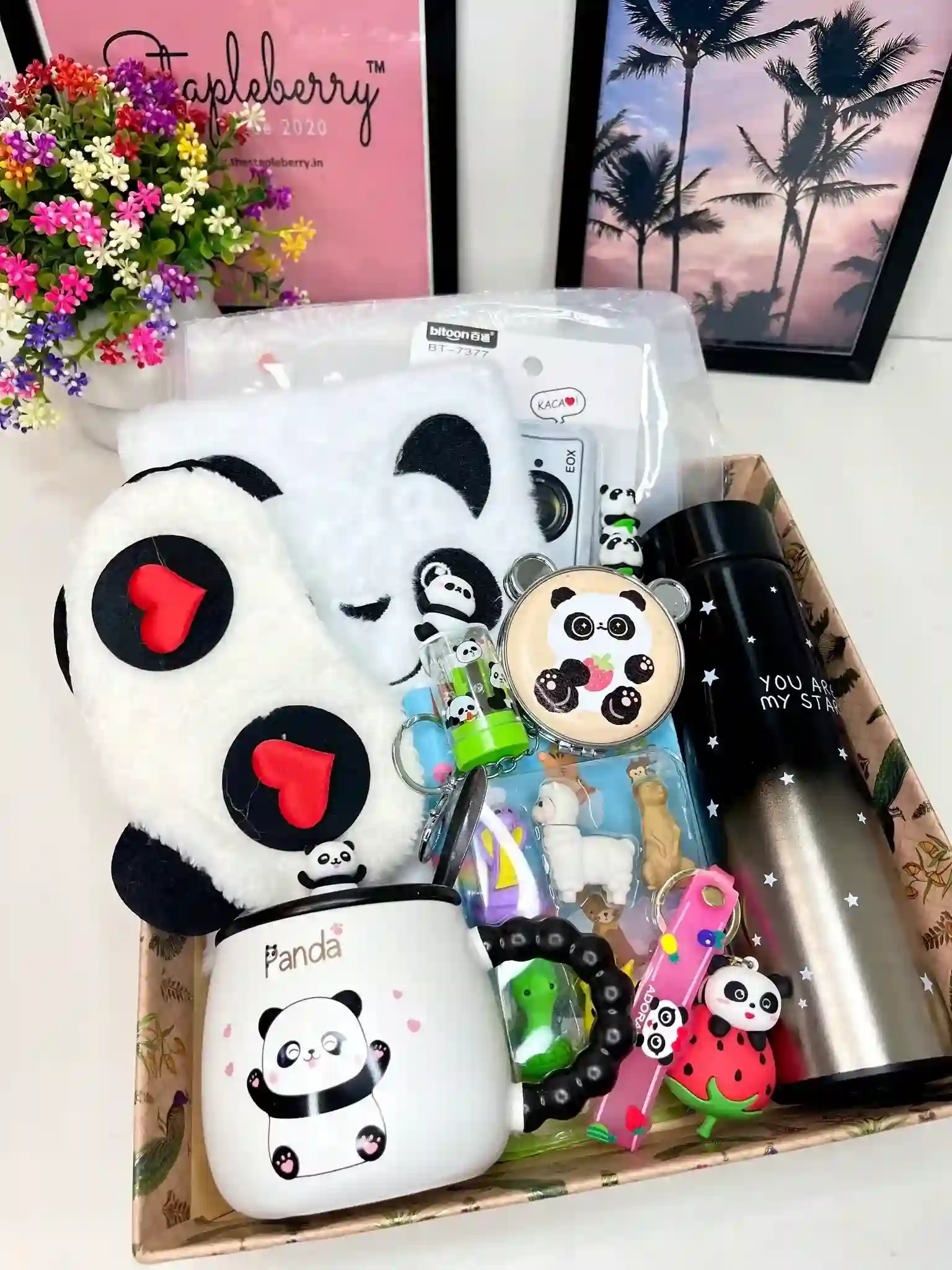 Cute Panda Theme Gift Hamper Set
