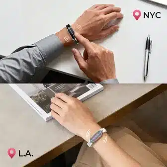 Morse Love Touch Bracelets with Silicone