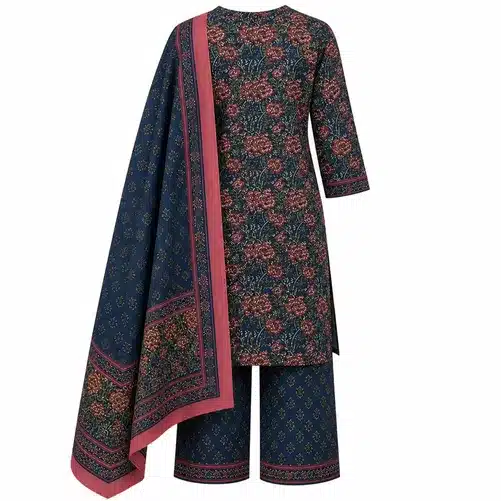 Elegant Printed Kurta Set with Dupatta