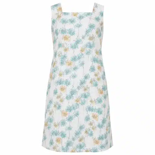 Elegant Pastel Floral Sleeveless Kurta Set