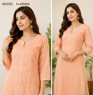 Women’s Embroidered Cotton Kurti Collection