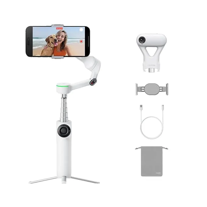 Smartphone Gimbal Stabilizer with Tripod Stand for Smooth Video Recording