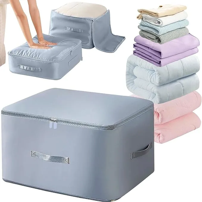 Foldable Clothes Storage Bag – Large Capacity Organizer Box