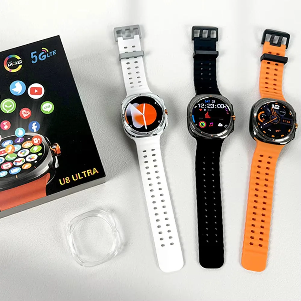 U8 Ultra Smartwatch - AMOLED Display 5G LTE
Style Fitness Smart Watch with Sports Strap