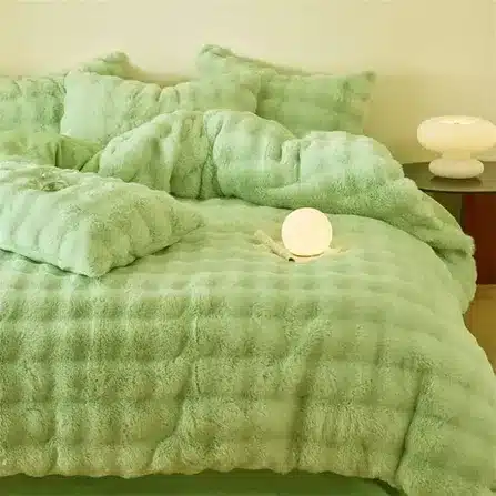 Luxury Faux Fur Bedding Set