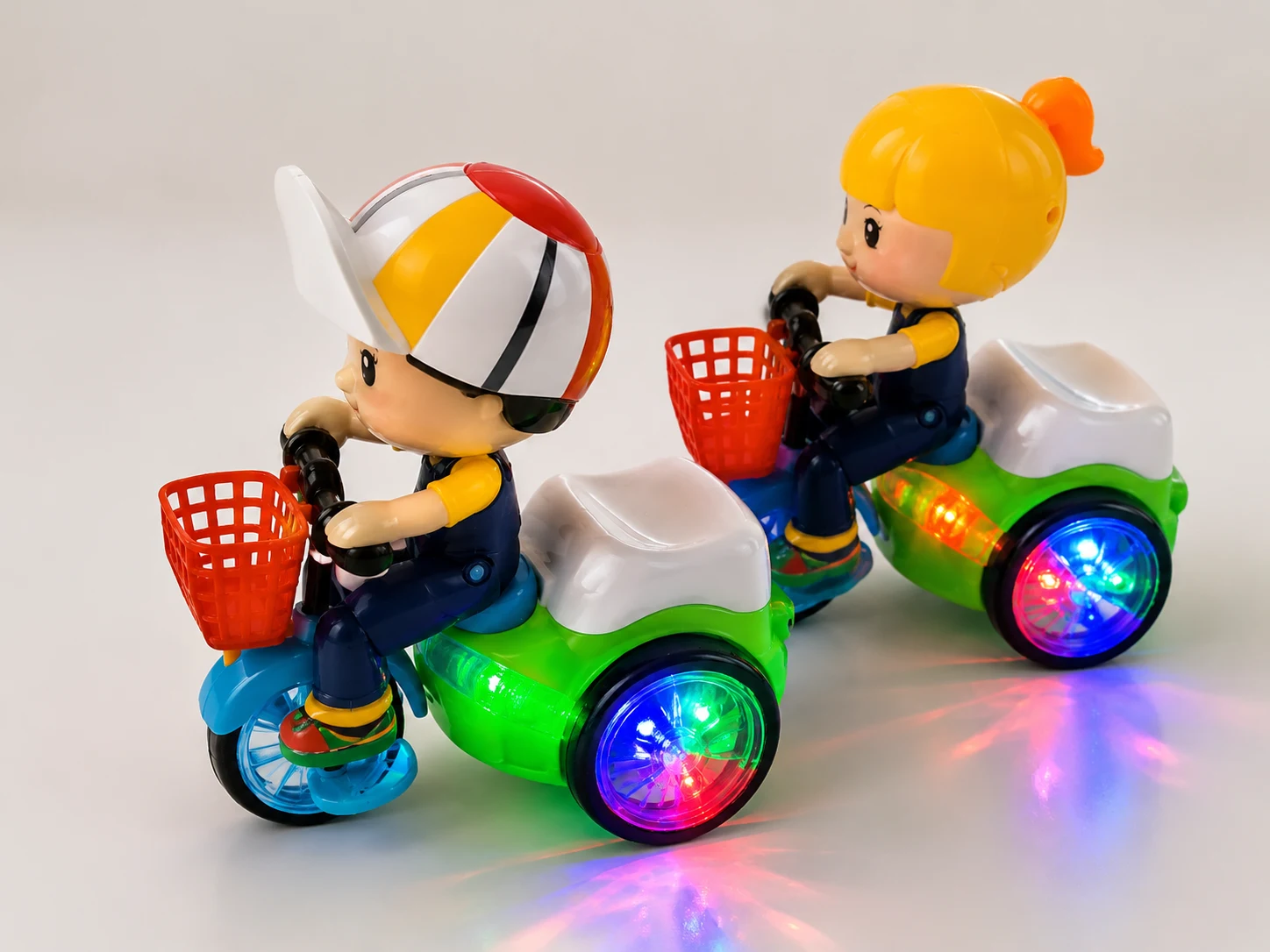 Refurbished Musical Cartoon Toy Bike with LED Lights & Sound