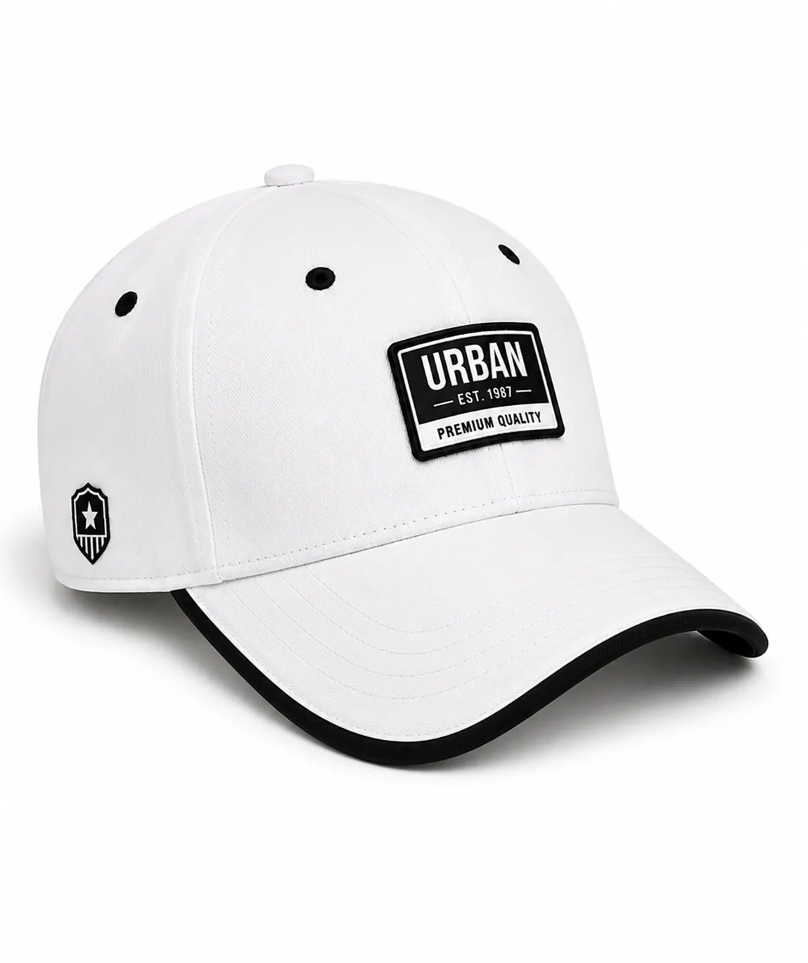 Men's Premium White Baseball Cap