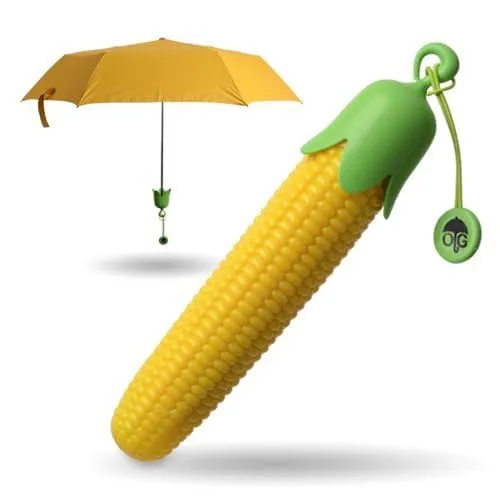 Corn Shape Pocket Foldable Umbrella