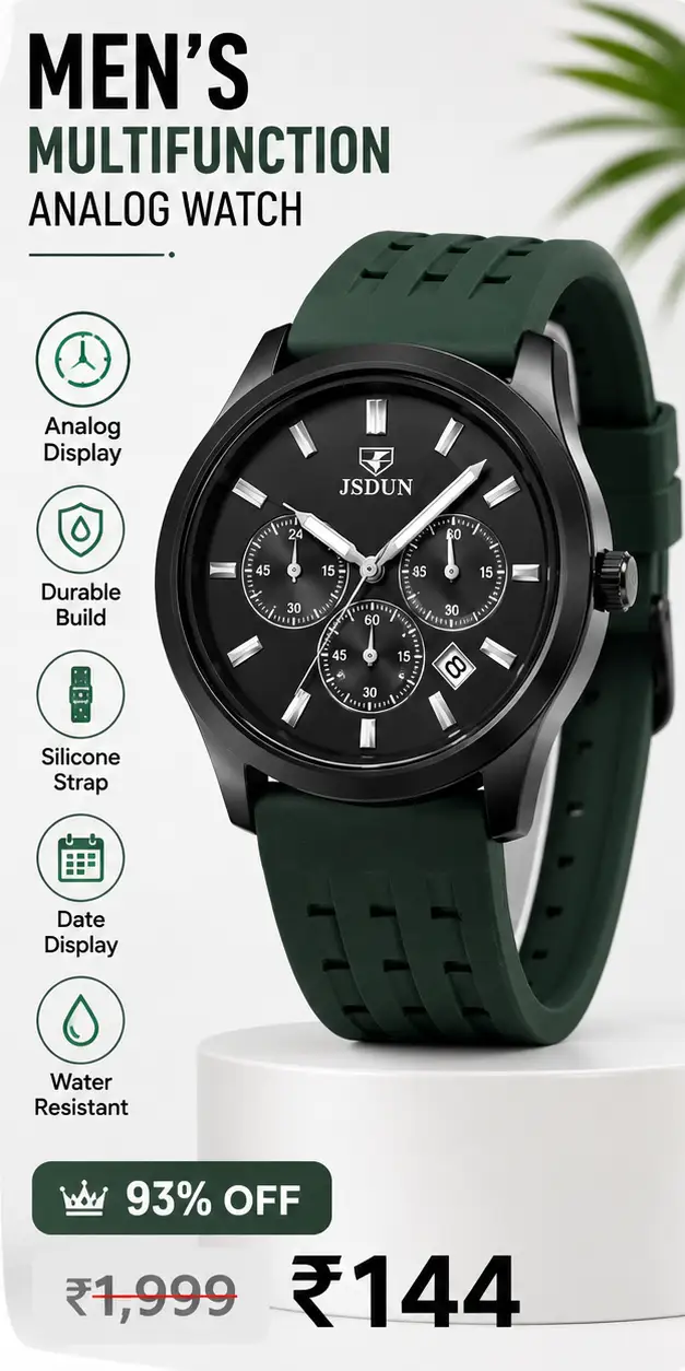 Men's Multifunction Analog Watch