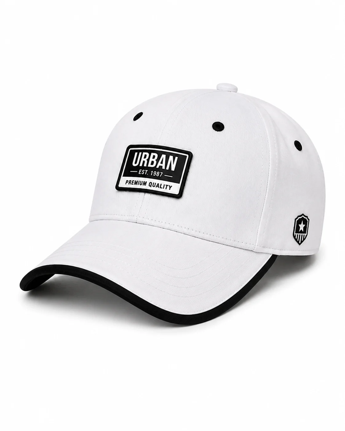 Men's Premium White Baseball Cap