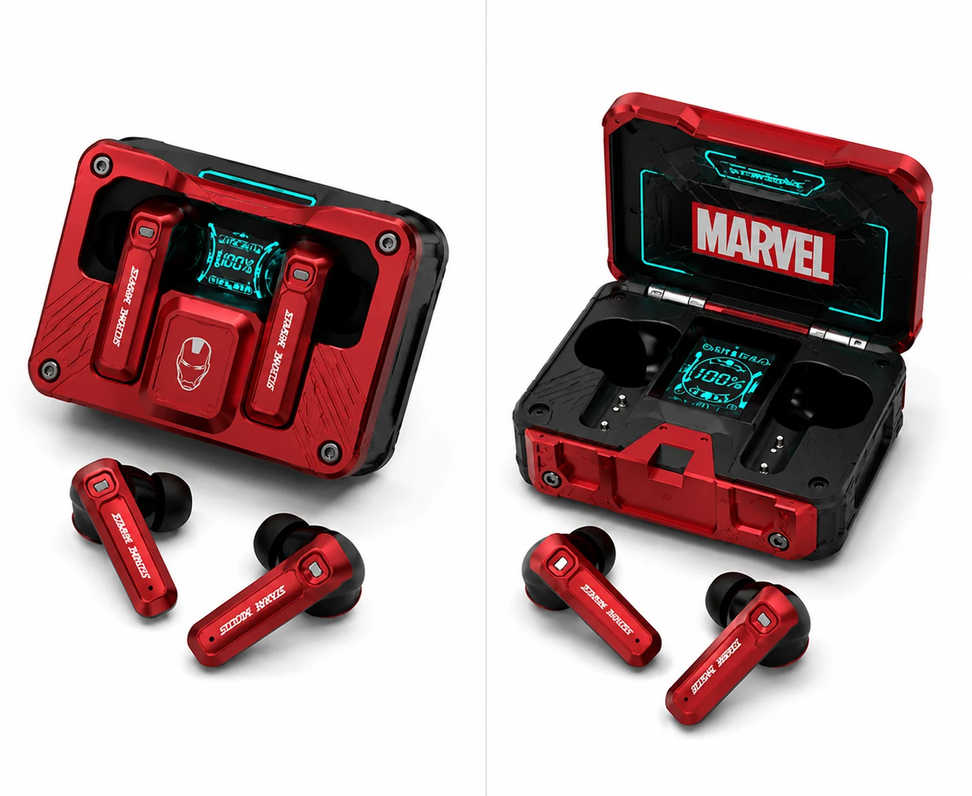 Marvel Iron Man TWS Wireless Bluetooth Earbuds